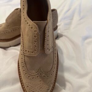 Suede Brogue Loafers